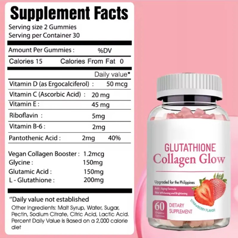 L-Glutathione Collagen Glow Gummies